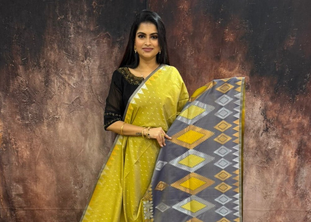 KANCHI SEMI SILK (HALF&HALF)